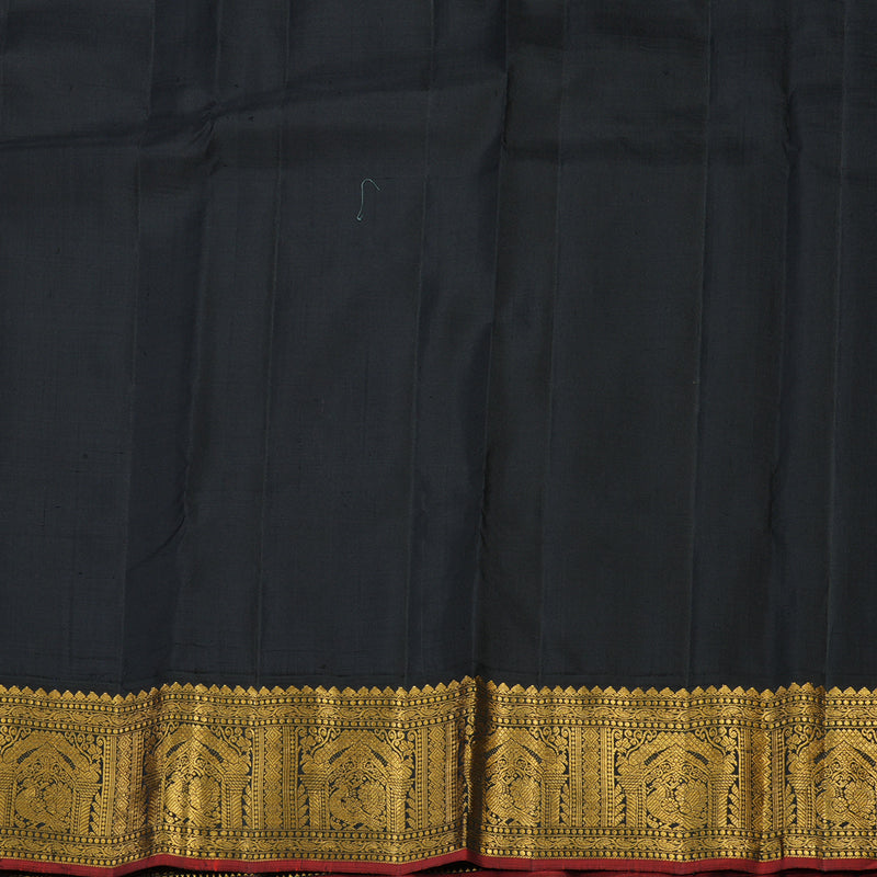 Hayagrivas Handloom Contrast Kanjivaram Silk Saree KBE485F2-1