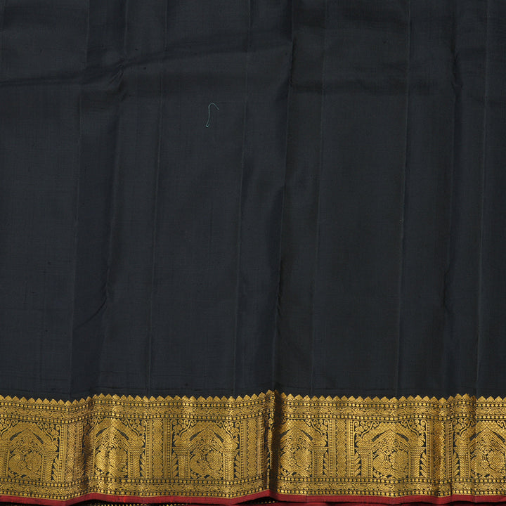 Hayagrivas Handloom Contrast Kanjivaram Silk Saree KBE485F2-1