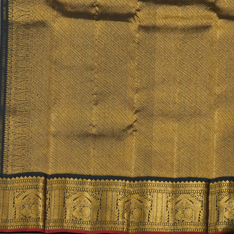 Hayagrivas Handloom Contrast Kanjivaram Silk Saree KBE485F2-1