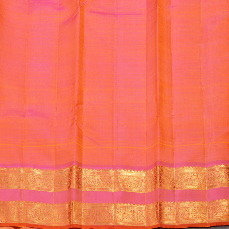 Hayagrivas Handloom Kanjivaram Silk Saree in Yellow With Retta Pettu KBE486F1-2