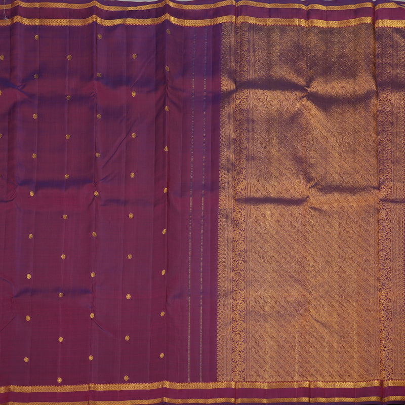 Hayagrivas Handloom Retta Pettu Kanjivaram Silk Saree KBE486F3-1