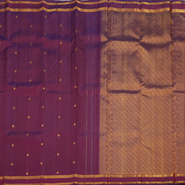 Hayagrivas Handloom Retta Pettu Kanjivaram Silk Saree KBE486F3-1