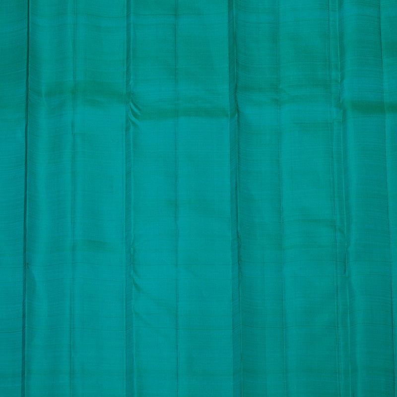 Hayagrivas Handloom Pure Kanjivaram Silk Saree in Attractive Sea Blue KBE488F6-1