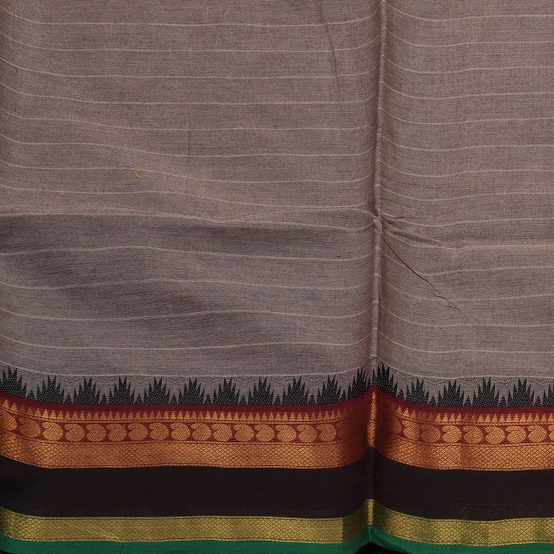 Hayagrivas Handloom Pure Cotton Saree in Rosewood pink with maroon border KBE48D1-24