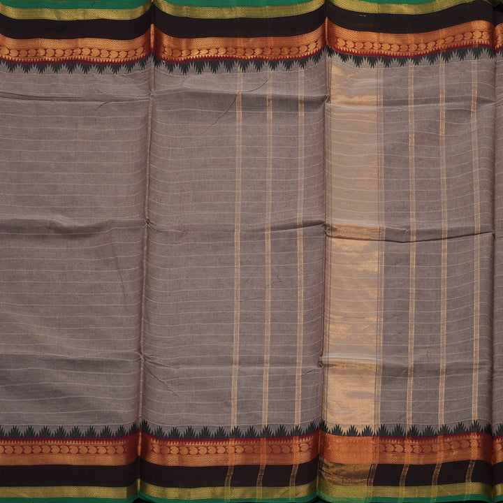 Hayagrivas Handloom Pure Cotton Saree in Rosewood pink with maroon border KBE48D1-24