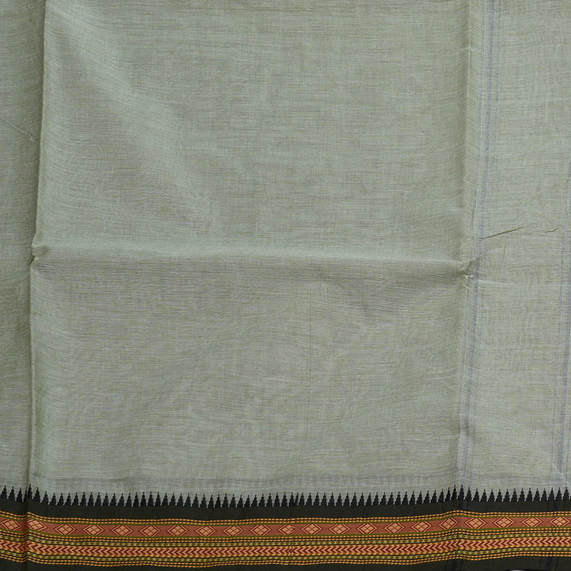 Hayagrivas Handloom Pure Cotton Saree in Charming Silver Grey KBE48D1-35