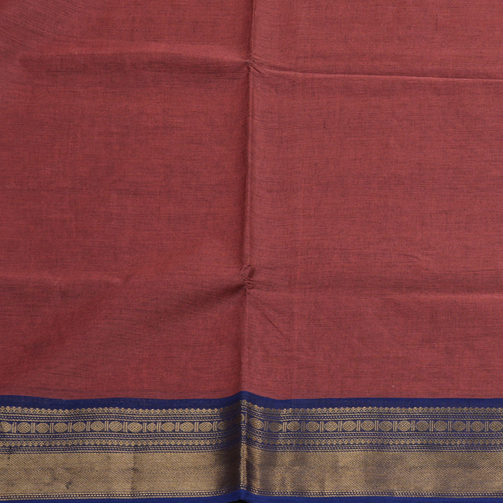 Hayagrivas Handloom Pure Cotton Saree in Radiant Rosewood Pink KBE48D1-38