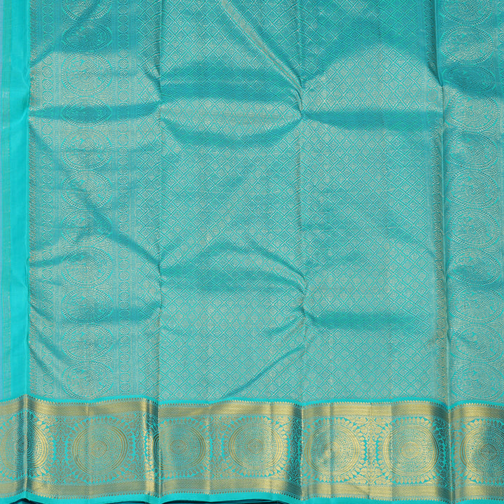 Hayagrivas Handloom Pure Kanjivaram Silk Saree in Gentle Baby Pink KBE490F19-1