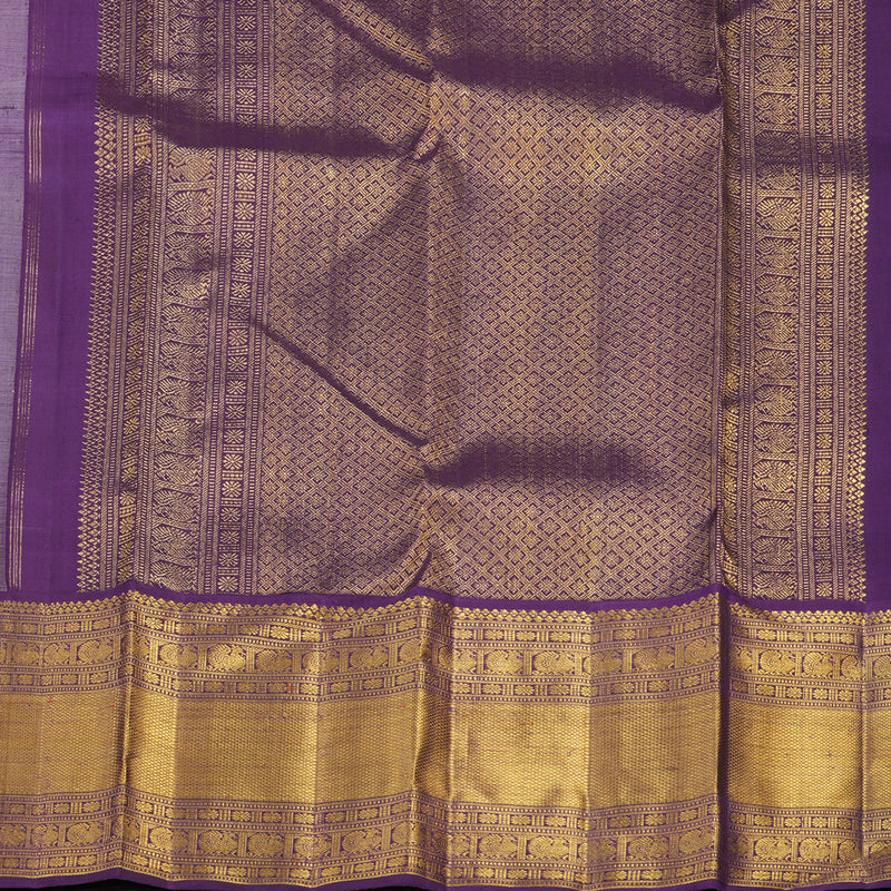 Hayagrivas Handloom Pure Kanjivaram Silk Saree in Graceful Baby Pink KBE490F9-1