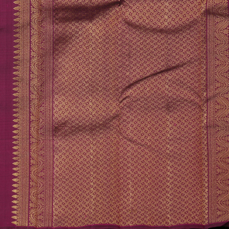 Hayagrivas Handloom Kanjivaram Silk Saree in Gorgeous Multi-Colour Checks KBE49D2-1