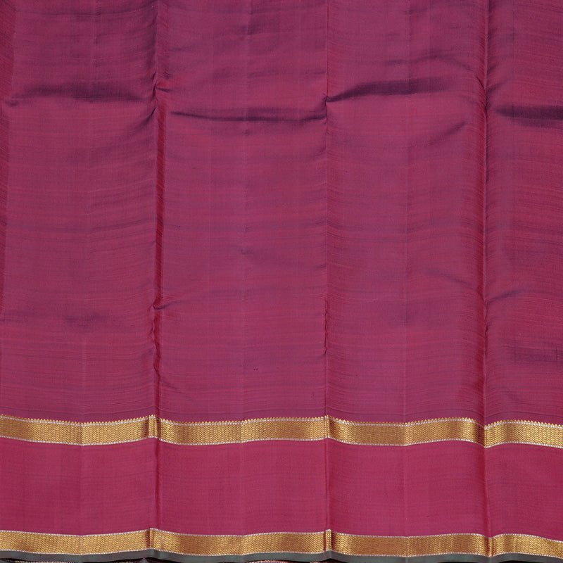 Hayagrivas Dark Maroon Handloom Kanjivaram Silk Saree KBE4D17-1