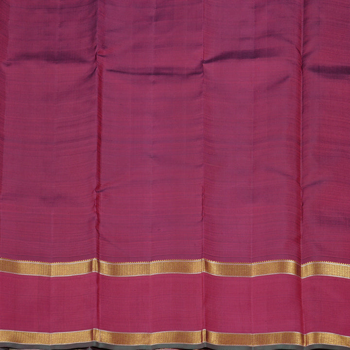 Hayagrivas Dark Maroon Handloom Kanjivaram Silk Saree KBE4D17-1