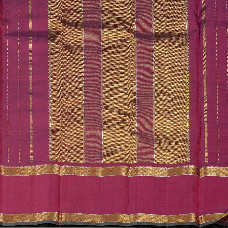Hayagrivas Dark Maroon Handloom Kanjivaram Silk Saree KBE4D17-1
