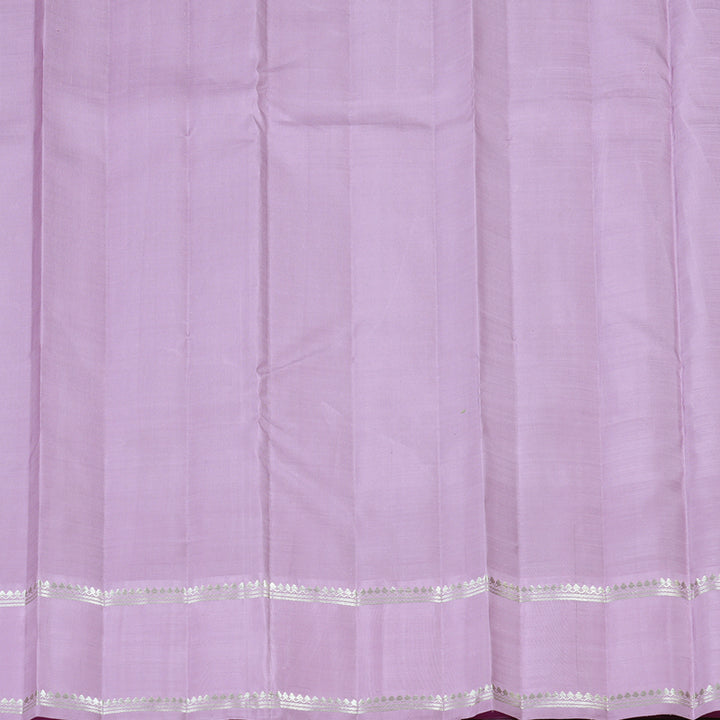 Hayagrivas Handloom Kanjivaram Silk Saree in Regal Black KBE4D5-1