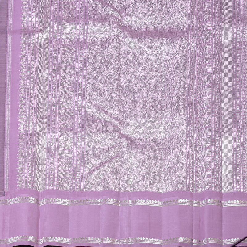 Hayagrivas Handloom Kanjivaram Silk Saree in Regal Black KBE4D5-1