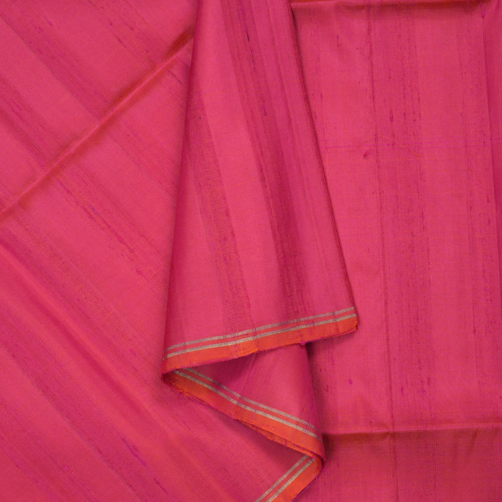 Hayagrivas Pink Pure Soft Silk Saree KBE511F1-2