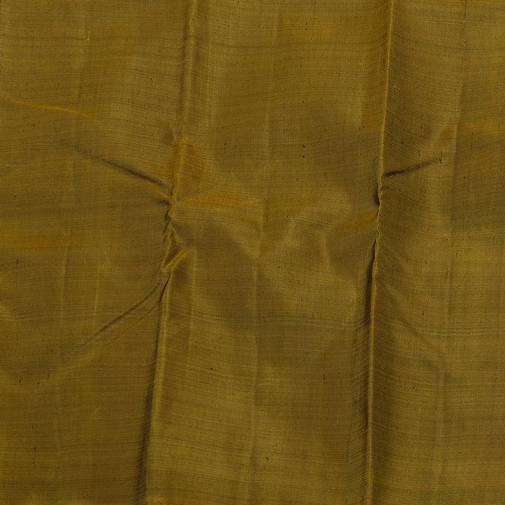 Hayagrivas Handloom Kanjivaram Silk Saree in Ethereal Sandal KBE51D2-6