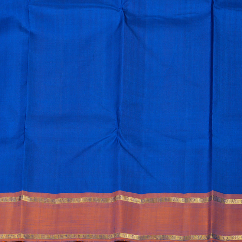 Hayagrivas Handloom Pure Kanjivaram Silk Saree in Spectacular Orangish Pink KBE525F5-1