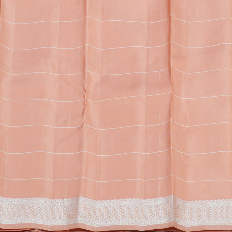 Hayagrivas Handloom Mild Peach Kanjivaram Silk Saree KBE526F2-3