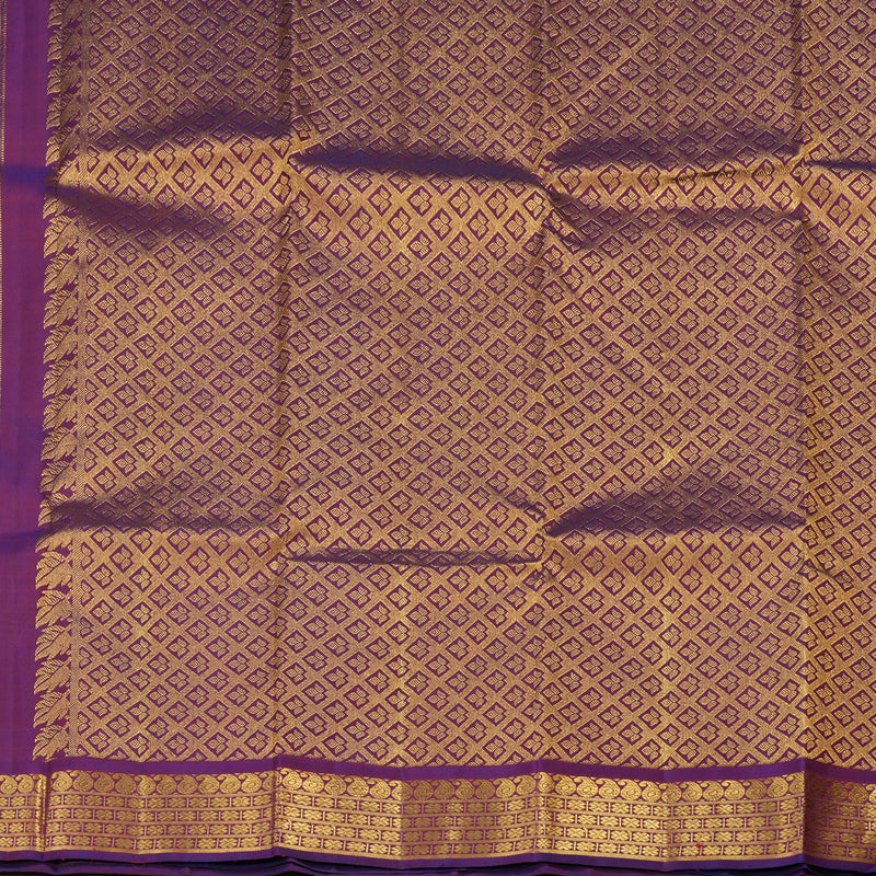 Hayagrivas Handloom Pure Kanjivaram Silk Saree in Vibrant Sky Blue KBE530F4-1