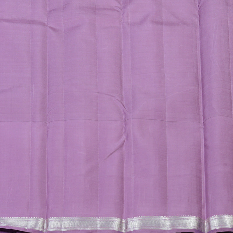 Hayagrivas Handloom Pure Kanjivaram Silk Saree in Radiant Silver Grey KBE552F15-1