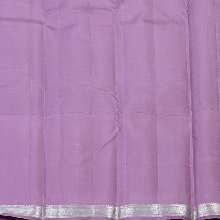 Hayagrivas Handloom Pure Kanjivaram Silk Saree in Radiant Silver Grey KBE552F15-1