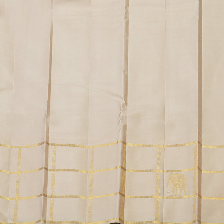 Hayagrivas Handloom Pure Kanjivaram Silk Saree in Graceful Lavender KBE552F5-1