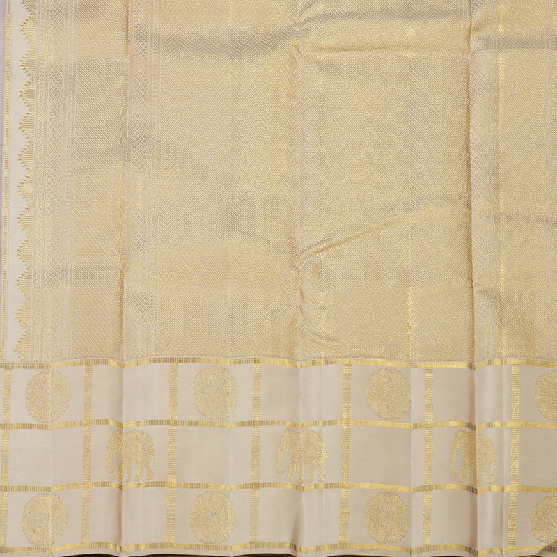 Hayagrivas Handloom Pure Kanjivaram Silk Saree in Graceful Lavender KBE552F5-1