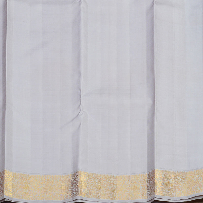 Hayagrivas Handloom Pure Kanjivaram Silk Saree in Lustrous Lavender KBE558F2-2