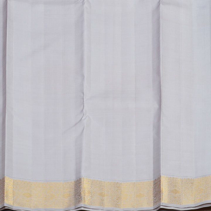 Hayagrivas Handloom Pure Kanjivaram Silk Saree in Lustrous Lavender KBE558F2-2