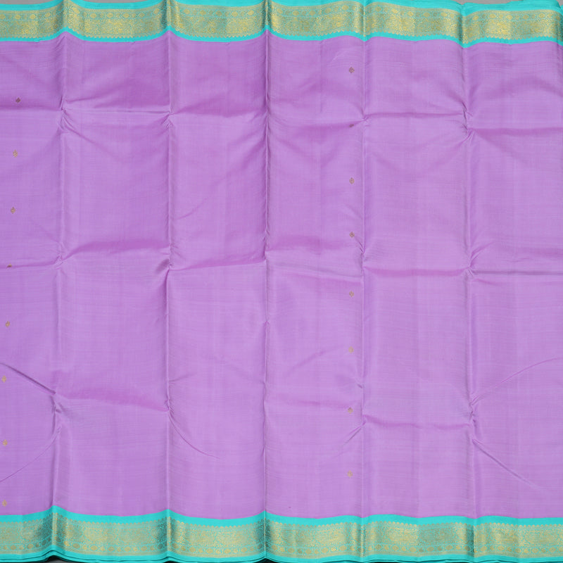 Hayagrivas Handloom Pure Kanjivaram Silk Saree in Dreamy Lavender KBE561F5-1