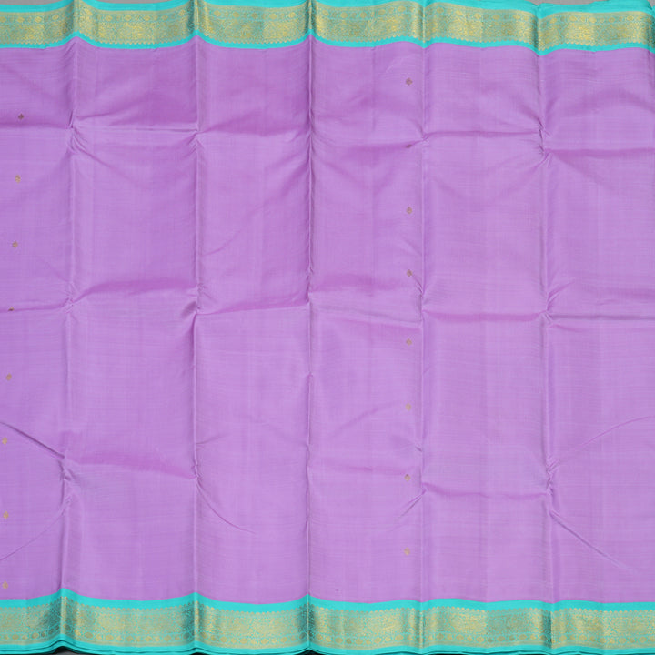 Hayagrivas Handloom Pure Kanjivaram Silk Saree in Dreamy Lavender KBE561F5-1