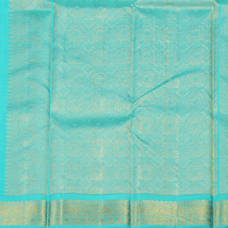 Hayagrivas Handloom Pure Kanjivaram Silk Saree in Dreamy Lavender KBE561F5-1