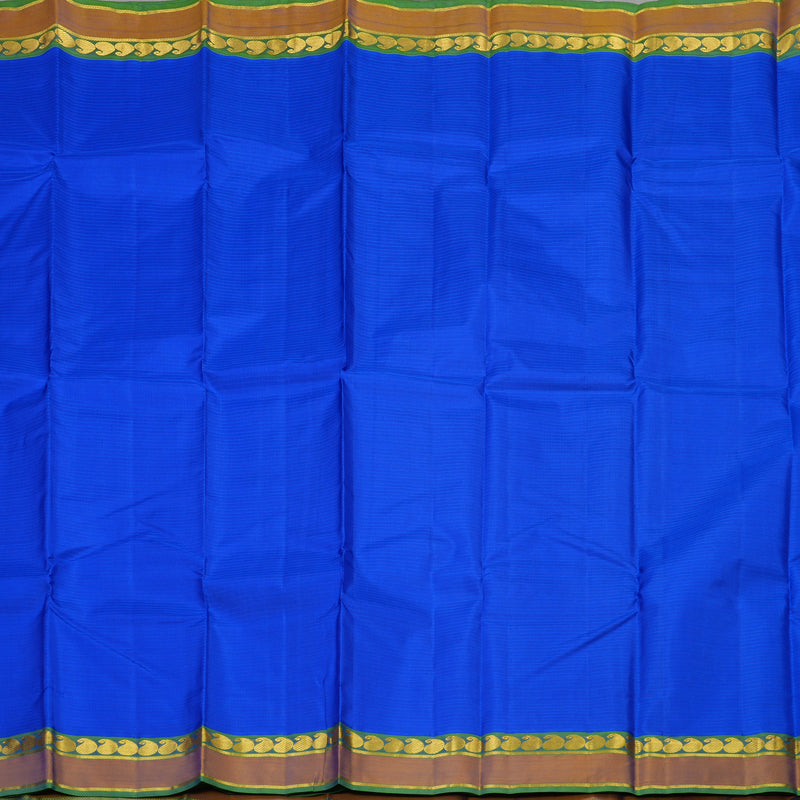 Hayagrivas Handloom Pure Kanjivaram Silk Saree in Stunning Blue KBE563F1-17