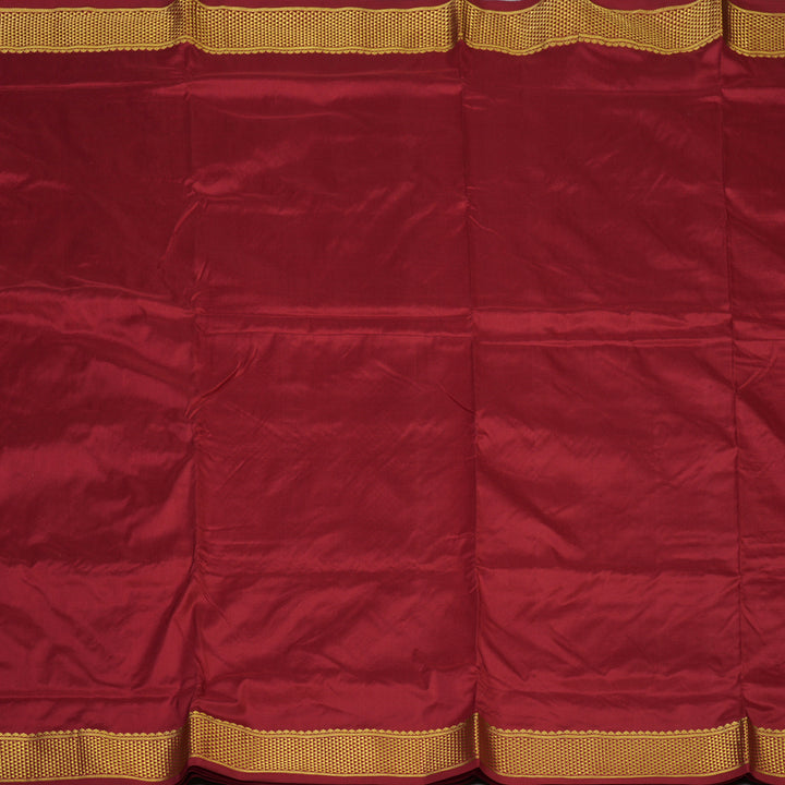 Hayagrivas Handloom Red Ten Yards Silk Madisar KBE577F2-6