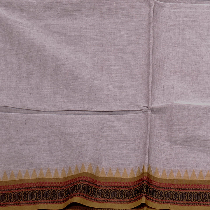 Hayagrivas Handloom Pure Cotton Saree in Ethereal Light Lilac Colour KBE57D1-25