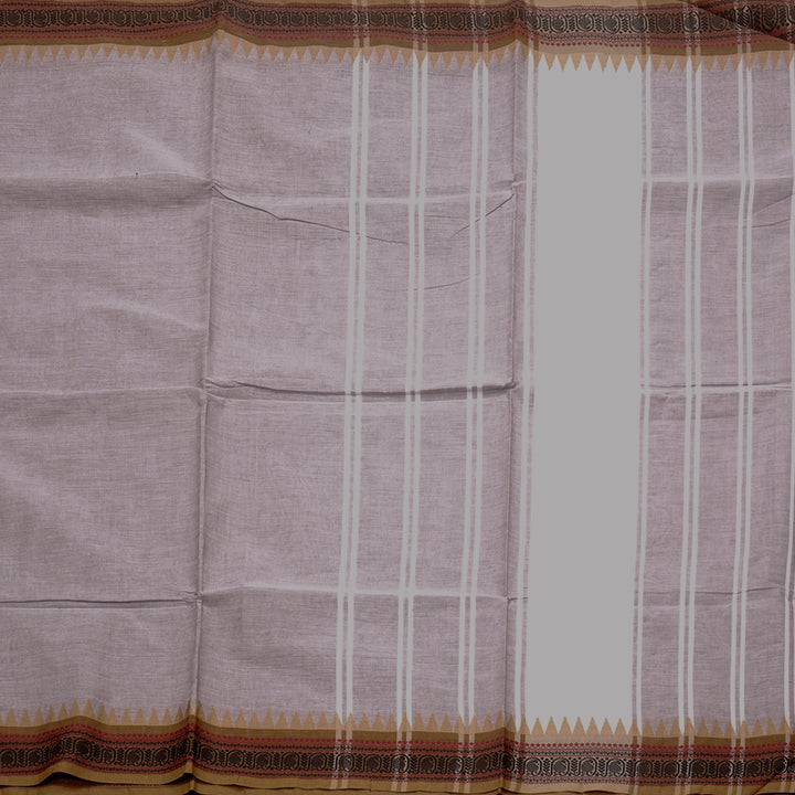 Hayagrivas Handloom Pure Cotton Saree in Ethereal Light Lilac Colour KBE57D1-25