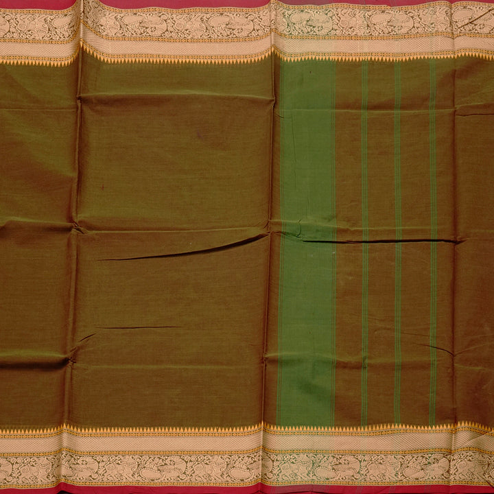 Hayagrivas Handloom Pure Cotton Saree in Bold Mandhalir KBE57D1-50