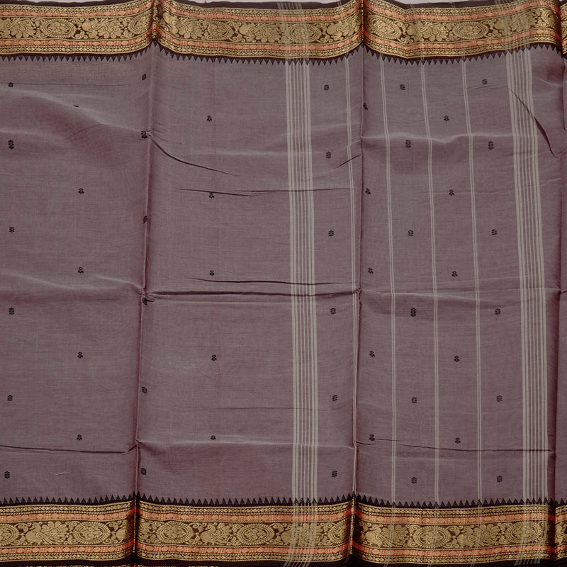 Hayagrivas Handloom Pure Cotton Saree in Contemporary Light Onion Pink KBE57D3-72