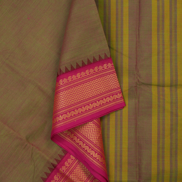 Hayagrivas Manthalir Handloom Ten Yards Cotton Saree KBE583F3-8