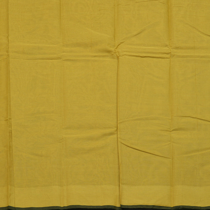Hayagrivas Pure Handloom Cotton saree in Pale Yellow KBE586F6-2