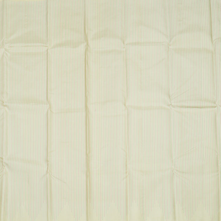 Hayagrivas Handloom Half White Kanjivaram Silk Saree KBE59D4-4