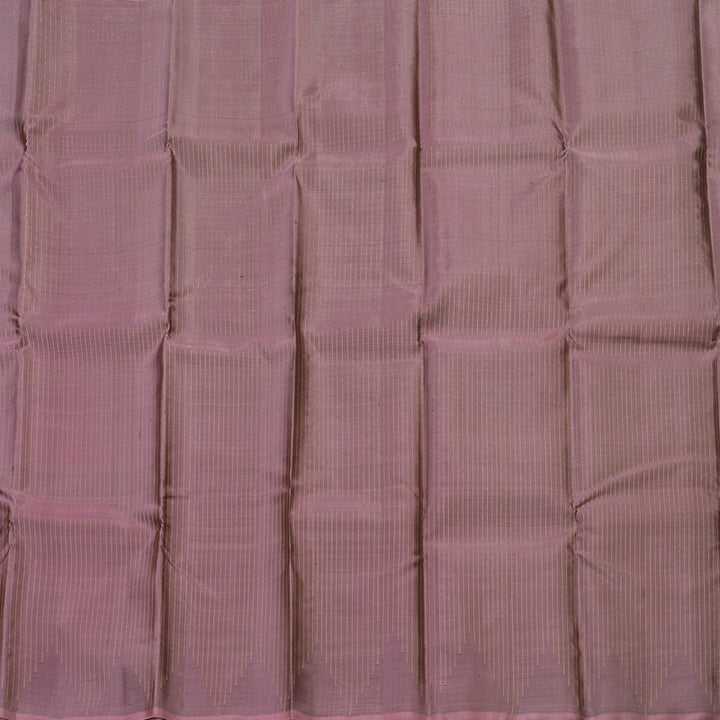 Hayagrivas Handloom Kanjivaram silk saree in Rosewood pink KBE59D4-1