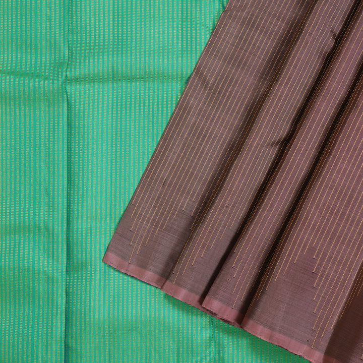 Hayagrivas Handloom Kanjivaram silk saree in Rosewood pink KBE59D4-1