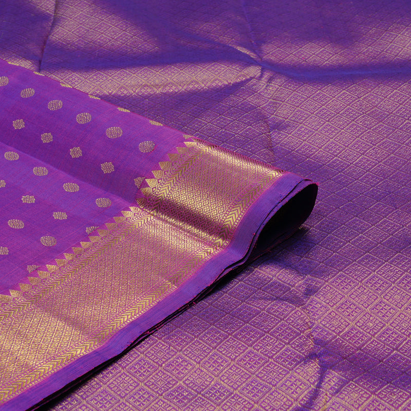 Hayagrivas Purple Handloom Kanjivaram Silk Saree KBE5D22-1