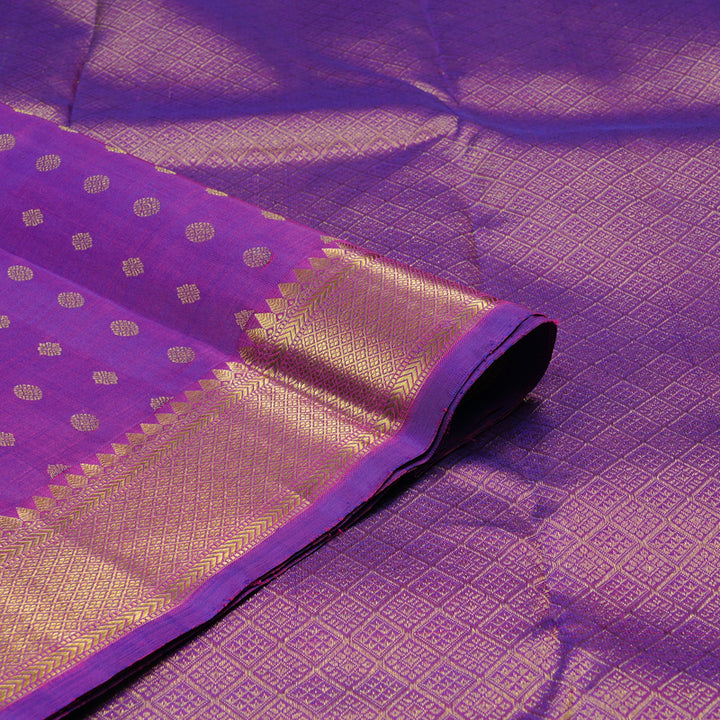 Hayagrivas Purple Handloom Kanjivaram Silk Saree KBE5D22-1