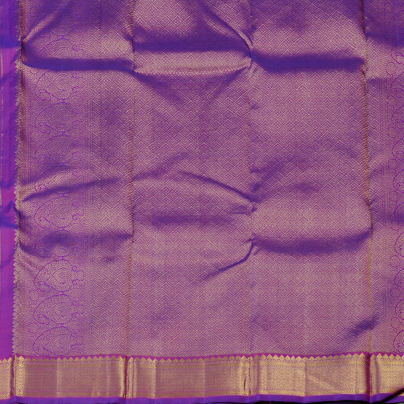 Hayagrivas Purple Handloom Kanjivaram Silk Saree KBE5D22-1