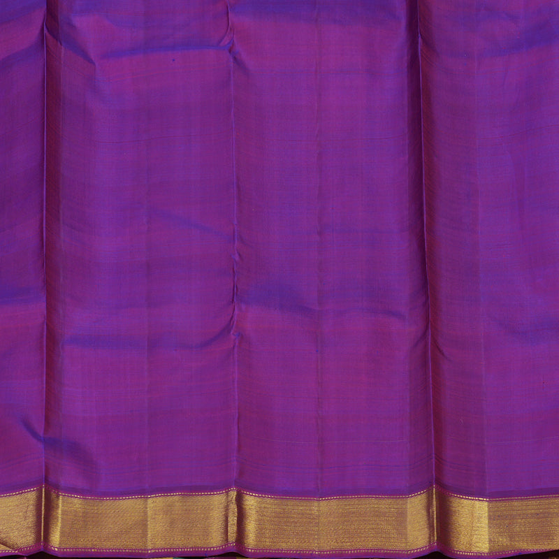 Hayagrivas Handloom Multicolour Checks Kanjivaram Silk Saree with Multicolour border KBE601F2-2