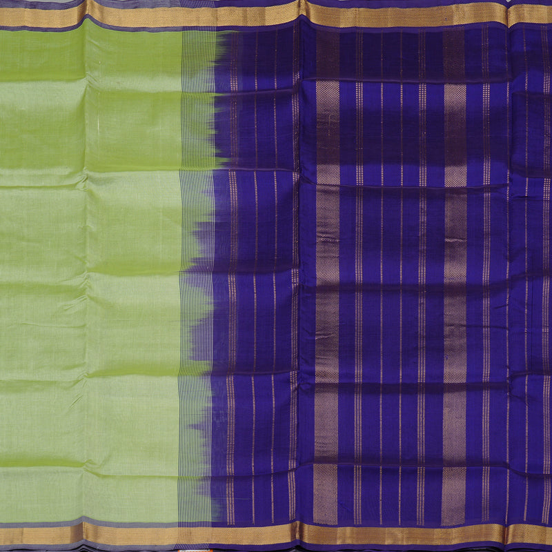 Hayagrivas Handloom Pure Silk Cotton Saree in Dreamy Pastel Green KBE61D1-11