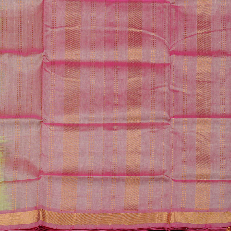 Hayagrivas Handloom Pure Silk Cotton Saree in Serene Light Elaichi Green KBE61D1-7